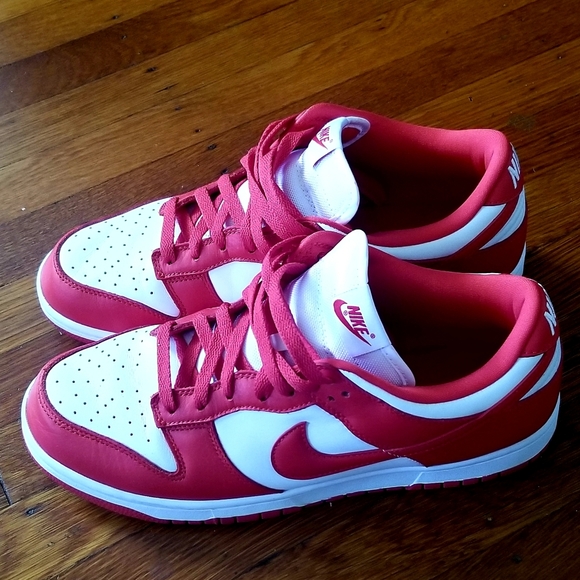 Nike Other - Men'sDunk Low Retro SP St.Johns  Nike Size 10.5 Red & White